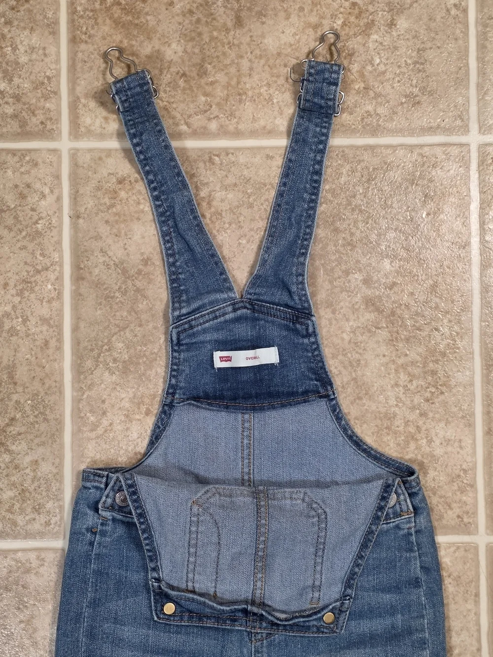 Levi’s Baby Denim Overalls 24M Classic Bib Snap Bottom
